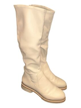 Louise et Cie Tiley Leather Boot - Ivory/Cream - Women’s Size 7.5 U.S.